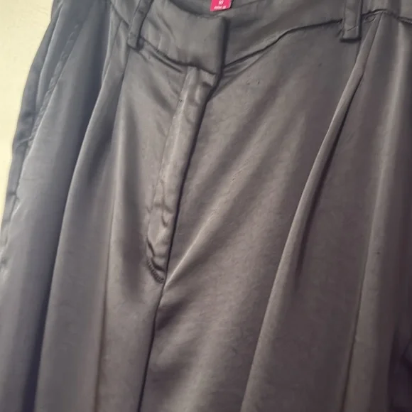 Vince Camuto Satin Wide Leg Pants 10 - Picture 3 of 8